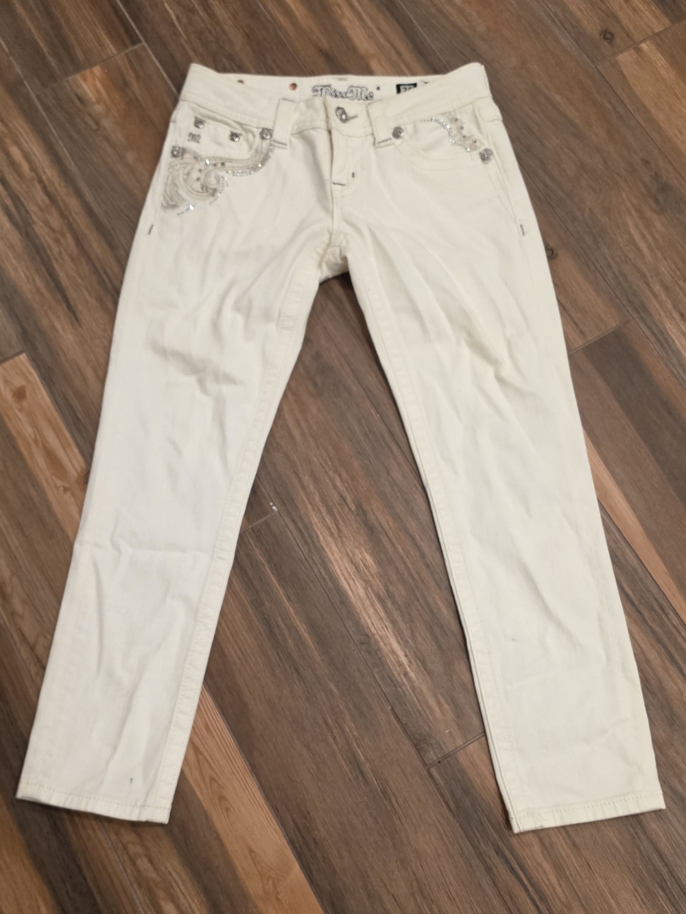 Miss Me Cropped Women's Skinny Jeans - Size 25